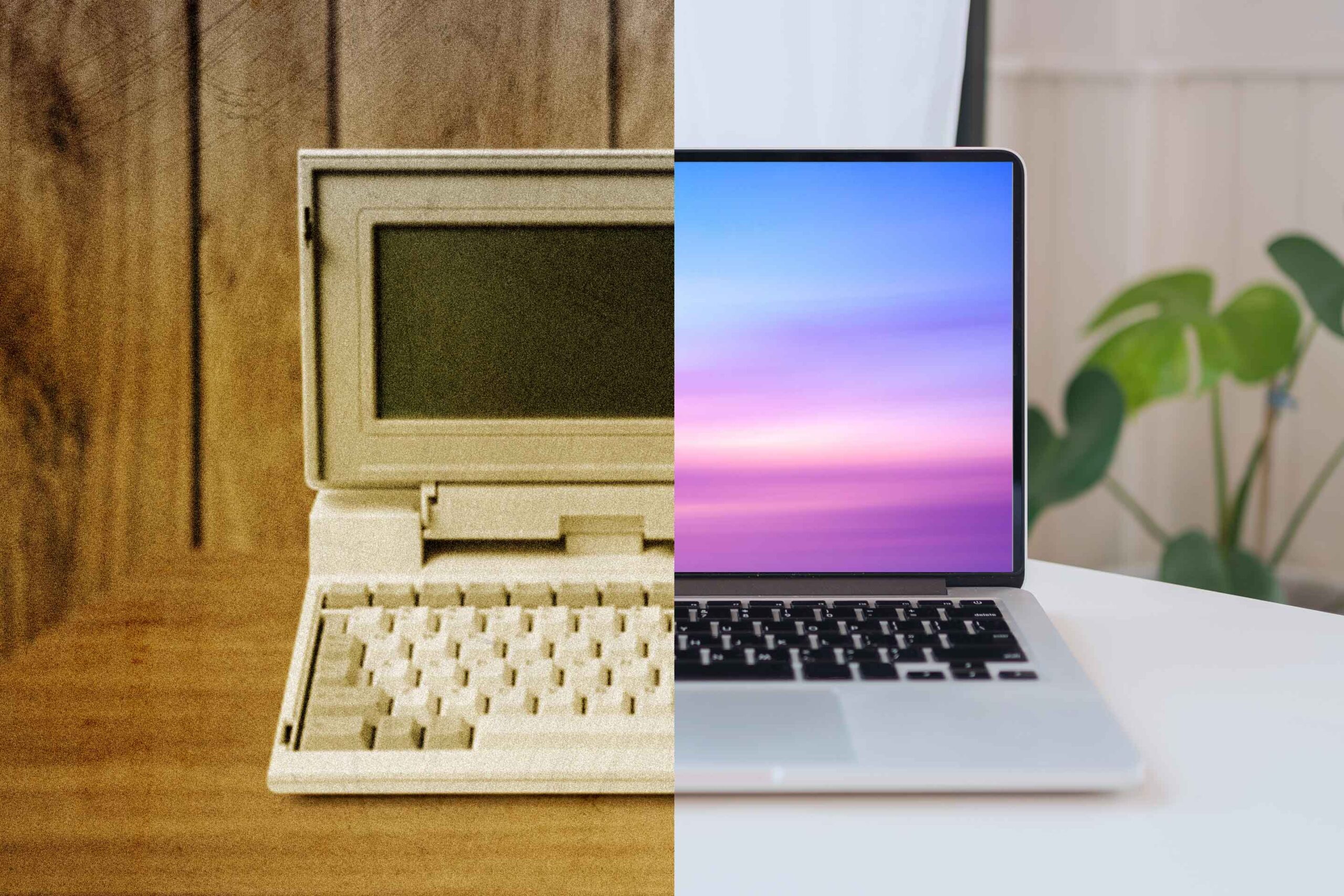 Computer then and now