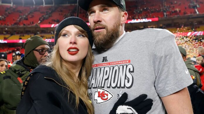 Taylor Swift and Travis Kelce