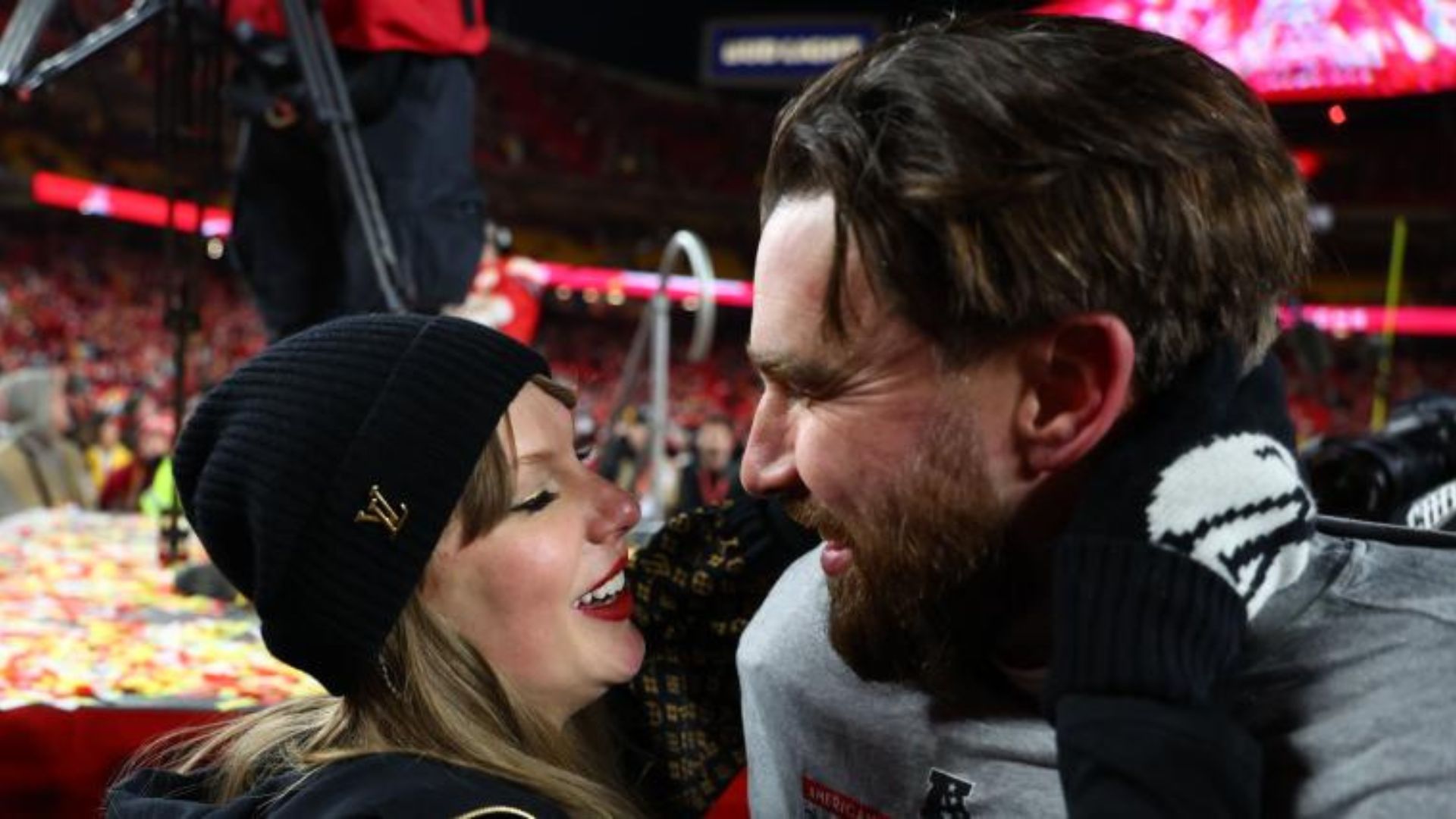 Taylor Swift and Travis Kelce