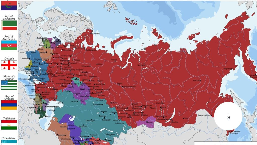 Soviet Union Map