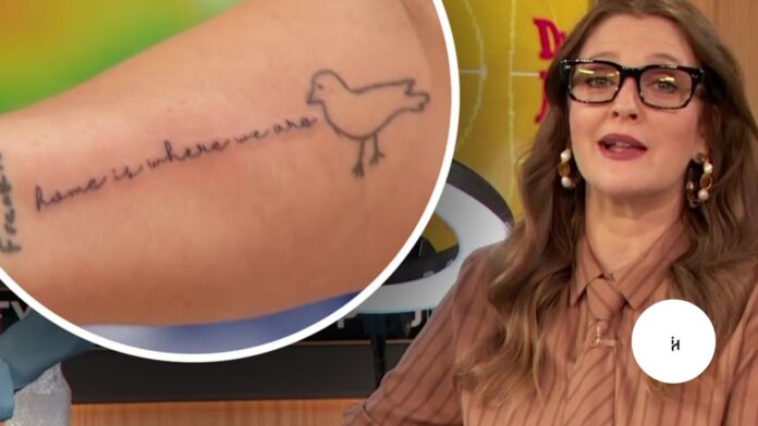 Drew Barrymore Tattoos Drew Barrymore Tattoos