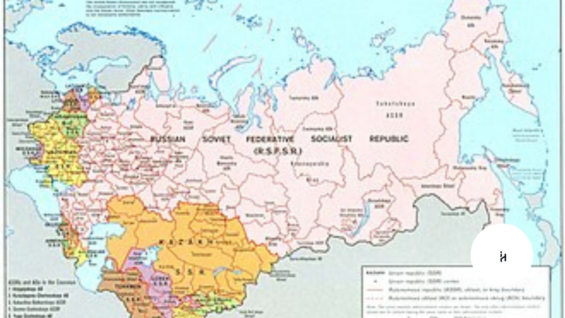 Soviet Union Map