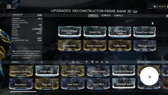 Deconstructor Prime Build Deconstructor Prime Build